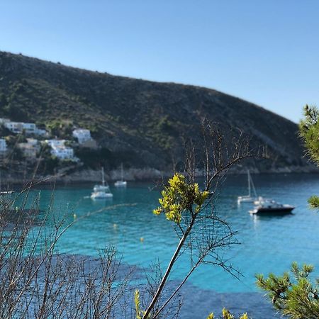 Primera Linea De Playa Moraira Esterno foto
